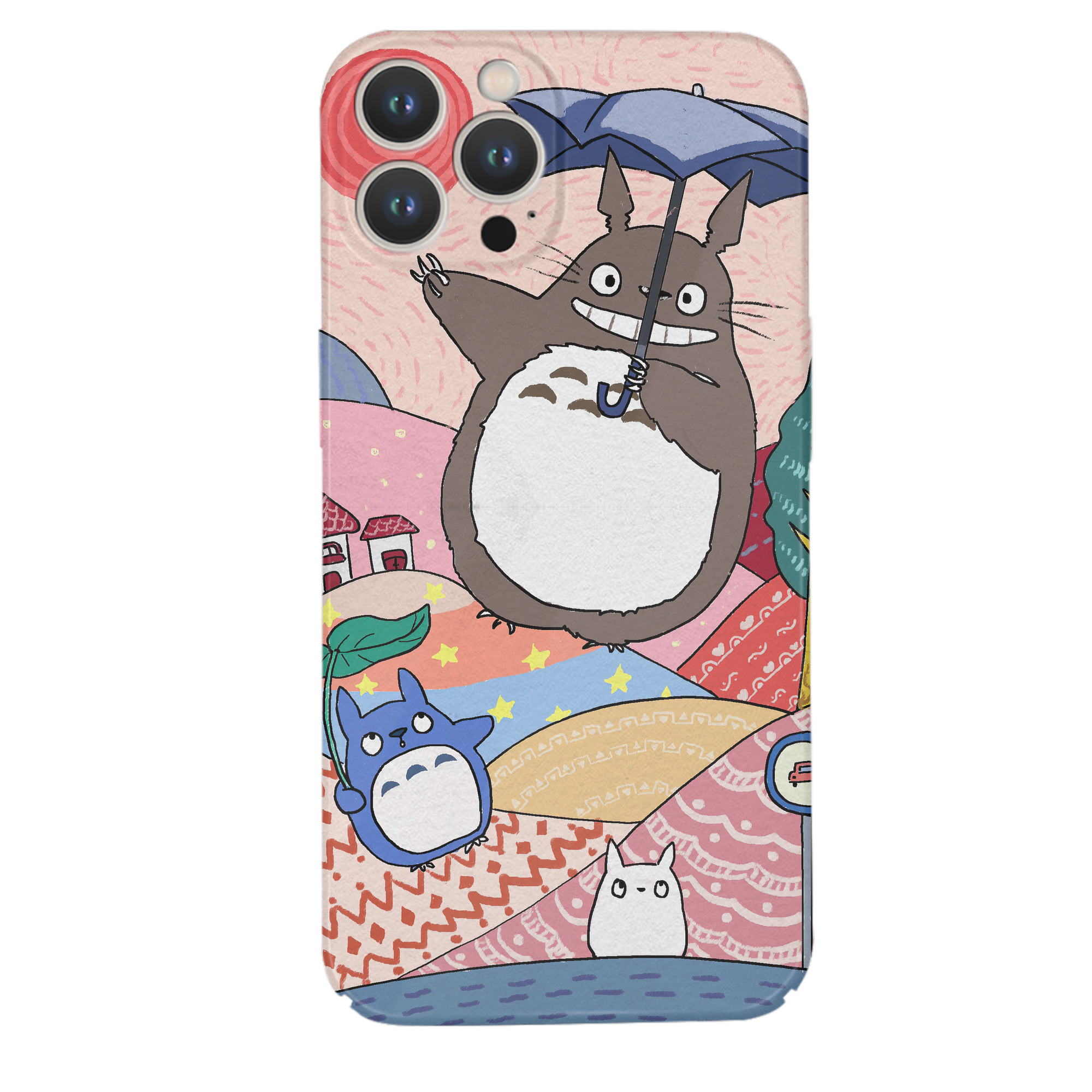 （画像用） となりのトトロ 草壁メイ 草壁サツキ My Neighbor Totoro Satsuki Kusakabe Mei Kusakabe 【iPhone 14シリーズ対応】ハードケース